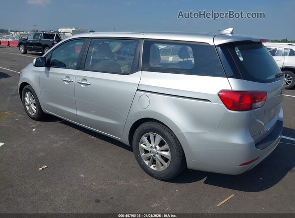 KNDMA5C10G6207866 2016 KIA SEDONA Silver Rear left