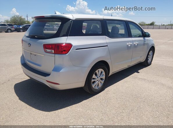 KNDMA5C10J6404902 2018 KIA SEDONA Silver Задня права чверть