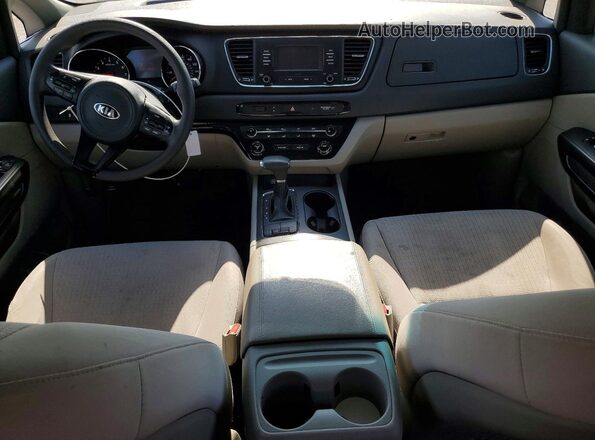 KNDMA5C14J6380202 2018 KIA SEDONA Silver Вид панелі приладів