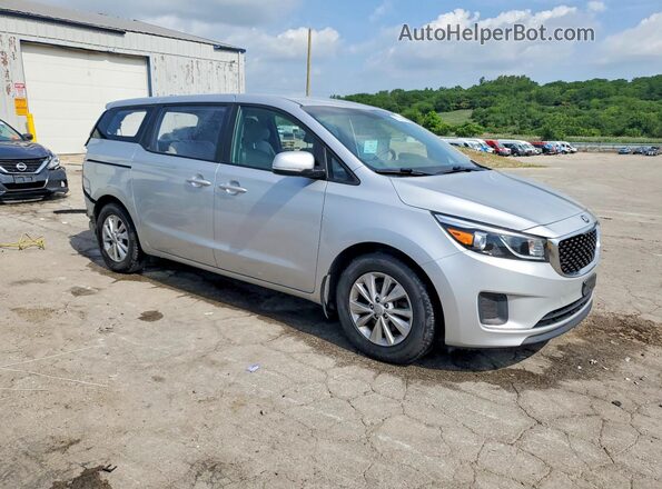 KNDMA5C14J6380202 2018 KIA SEDONA Silver Передня права чверть