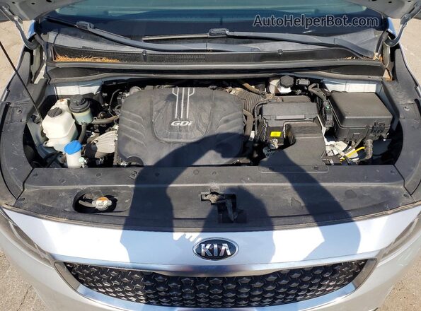 KNDMA5C14J6380202 2018 KIA SEDONA Silver Вид підкапотного простору