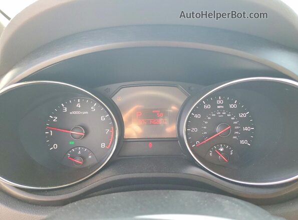 KNDMA5C14J6380202 2018 KIA SEDONA Silver Вид щитка приладів