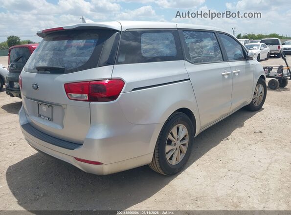 KNDMA5C17G6176258 2016 KIA SEDONA Silver Rear right