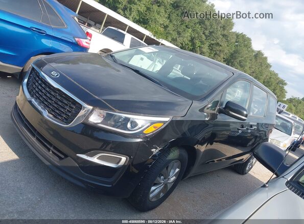 KNDMA5C17K6565362 2019 KIA SEDONA Black Widok wnętrza 360 stopni
