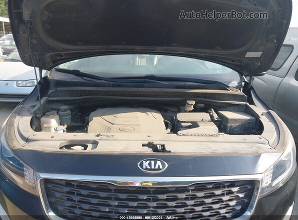 KNDMA5C17K6565362 2019 KIA SEDONA Black Widok z tyłu