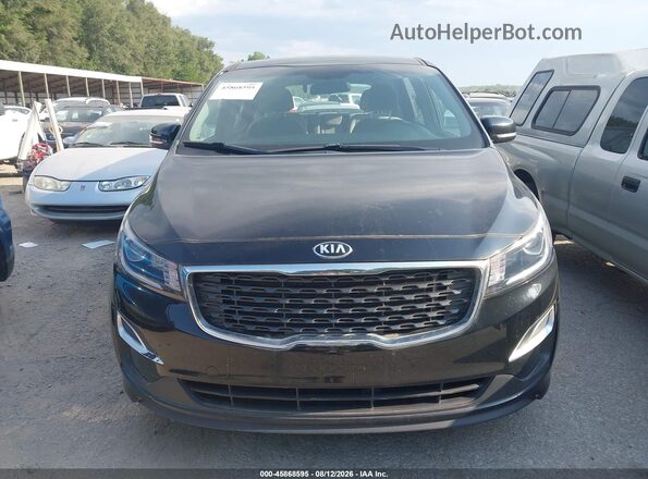 KNDMA5C17K6565362 2019 KIA SEDONA Black Widok zestawu wskaźników