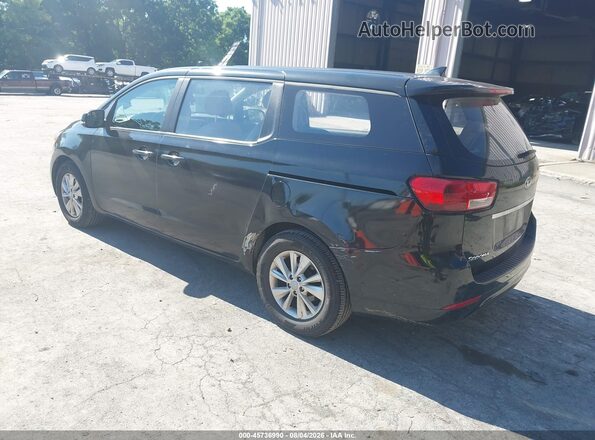 KNDMA5C19H6282874 2017 KIA SEDONA Black Tył lewy