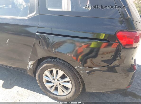 KNDMA5C19H6282874 2017 KIA SEDONA Black Widok z przodu