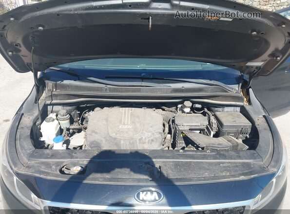 KNDMA5C19H6282874 2017 KIA SEDONA Black Widok z tyłu