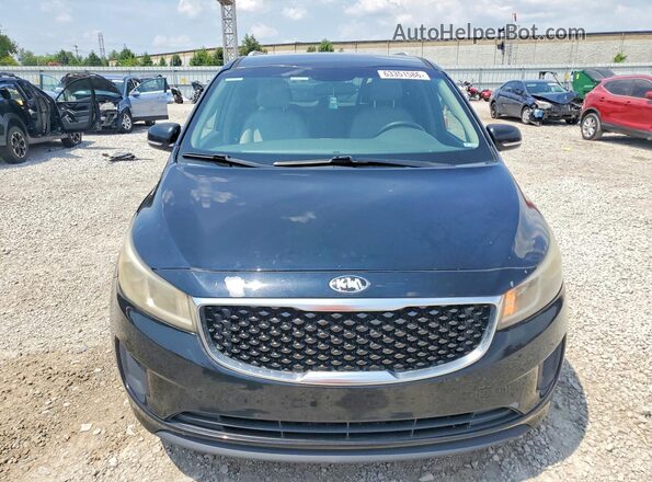 KNDMB5C10G6144751 2016 KIA SEDONA Black Դիմացի տեսք