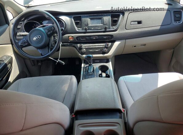 KNDMB5C10G6144751 2016 KIA SEDONA Black Առջևի վահանակի տեսք