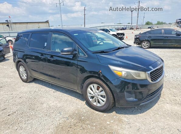 KNDMB5C10G6144751 2016 KIA SEDONA Black Առջևի աջ