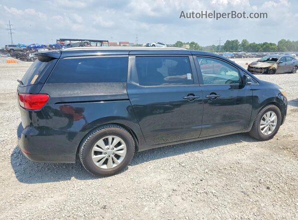 KNDMB5C10G6144751 2016 KIA SEDONA Black Հետևի աջ