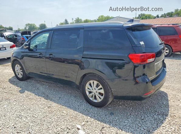 KNDMB5C10G6144751 2016 KIA SEDONA Black Հետևի ձախ