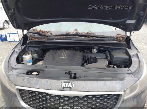 KNDMB5C10G6171917 2016 KIA SEDONA Gray Rear view