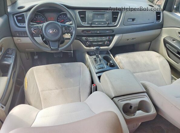 KNDMB5C10H6222172 2017 KIA SEDONA Charcoal 