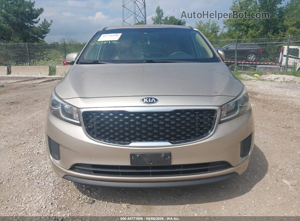 KNDMB5C10H6231938 2017 KIA SEDONA Серебряный Вид спереди