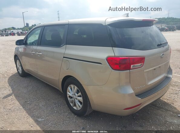 KNDMB5C10H6231938 2017 KIA SEDONA Серебряный Задняя левая четверть