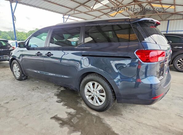 KNDMB5C10H6253972 2017 KIA SEDONA Blue Rear left