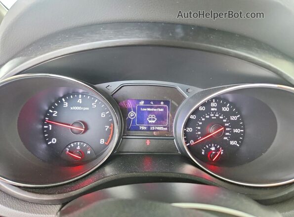 KNDMB5C10H6253972 2017 KIA SEDONA Blue Instrument cluster view