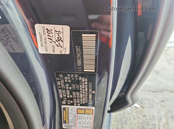 KNDMB5C10H6253972 2017 KIA SEDONA Blue VIN sticker view