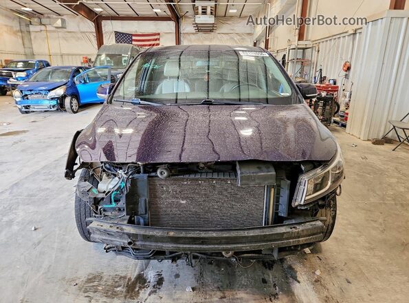 KNDMB5C10J6375138 2018 KIA SEDONA Blue Widok z przodu