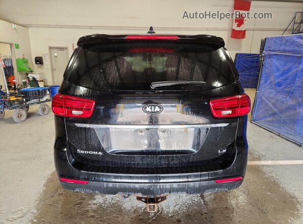 KNDMB5C10M6675122 2021 KIA SEDONA Black უკანა ხედი
