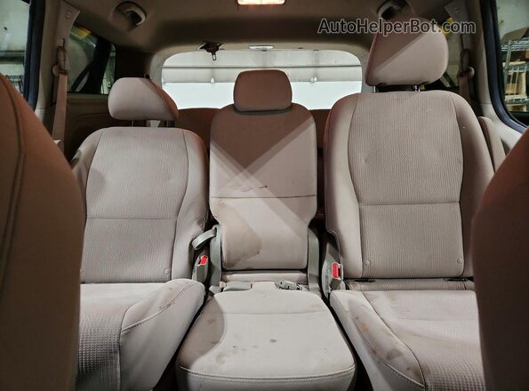 KNDMB5C10M6675122 2021 KIA SEDONA Black უკანა სავარძლების ხედი