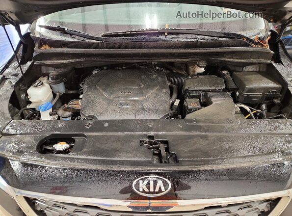 KNDMB5C10M6675122 2021 KIA SEDONA Black ძრავის განყოფილების ხედი