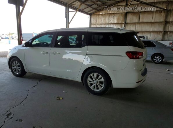 KNDMB5C11G6090845 2016 KIA SEDONA White Trasero izquierdo