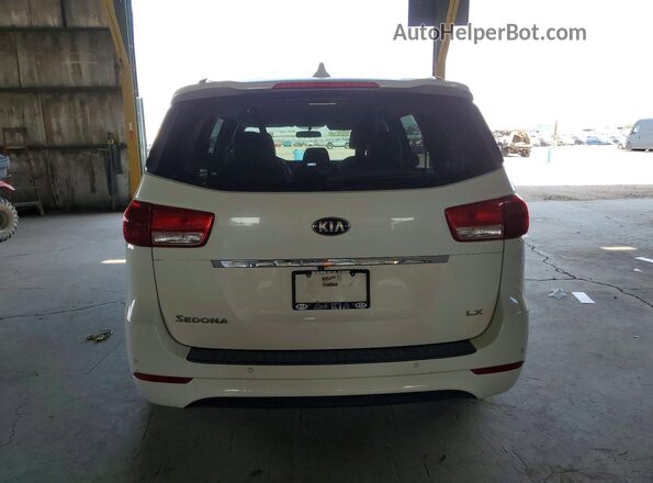 KNDMB5C11G6090845 2016 KIA SEDONA White Vista trasera