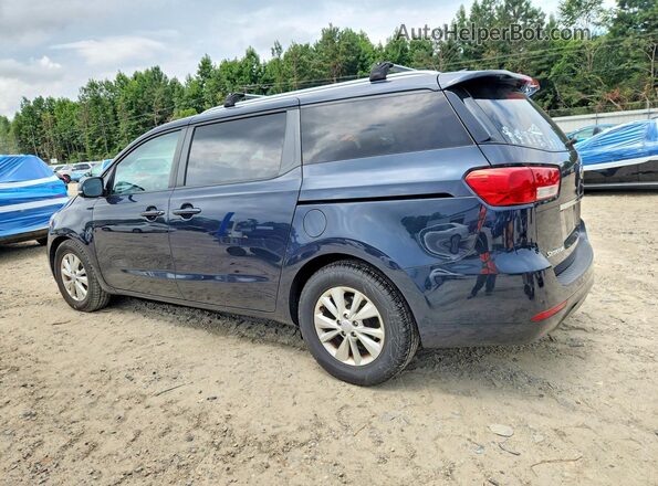 KNDMB5C11G6129711 2016 KIA SEDONA Black Հետևի ձախ