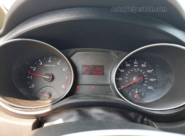 KNDMB5C11G6151868 2016 KIA SEDONA Tan Вид щитка приладів