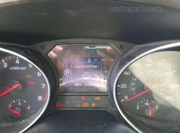 KNDMB5C11H6266522 2017 KIA SEDONA Silver Widok zestawu wskaźników