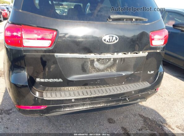 KNDMB5C11H6330428 2017 KIA SEDONA Black Вид спереду