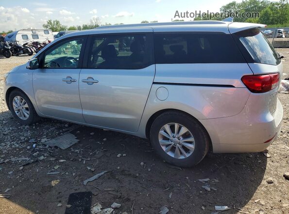 KNDMB5C11J6372524 2018 KIA SEDONA Silver Հետևի ձախ