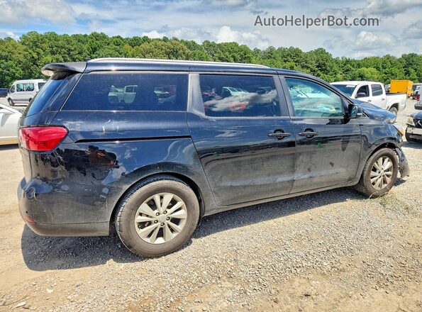 KNDMB5C11J6425383 2018 KIA SEDONA Black Trasero derecho