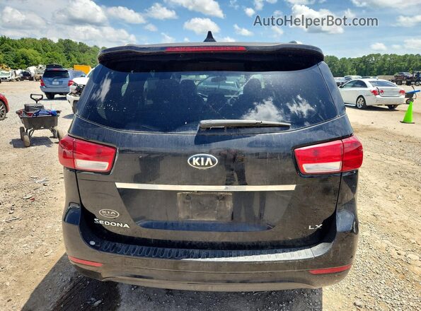 KNDMB5C11J6425383 2018 KIA SEDONA Black Vista trasera