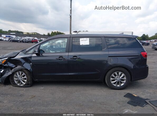 KNDMB5C11K6525484 2019 KIA SEDONA Gray Widok wnętrza 360 stopni