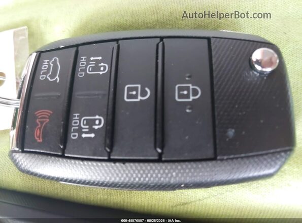 KNDMB5C11K6525484 2019 KIA SEDONA Gray Widok deski rozdzielczej
