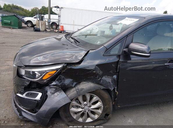 KNDMB5C11K6525484 2019 KIA SEDONA Gray Widok z przodu
