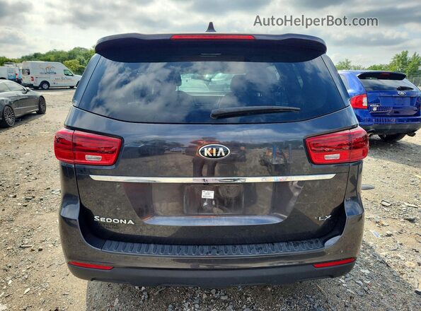 KNDMB5C11K6540678 2019 KIA SEDONA Charcoal Widok z tyłu