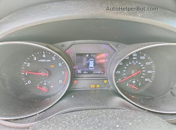 KNDMB5C11K6540678 2019 KIA SEDONA Charcoal Widok zestawu wskaźników