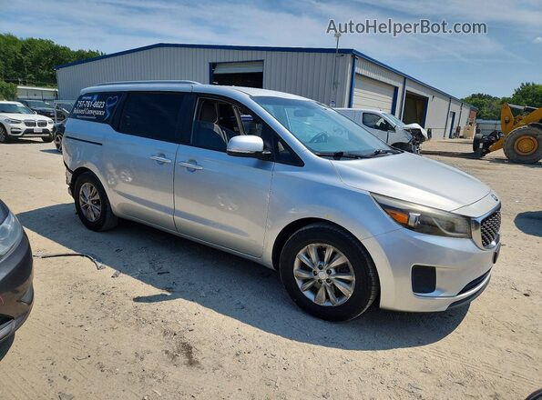 KNDMB5C12G6083709 2016 KIA SEDONA Silver წინა მარჯვენა