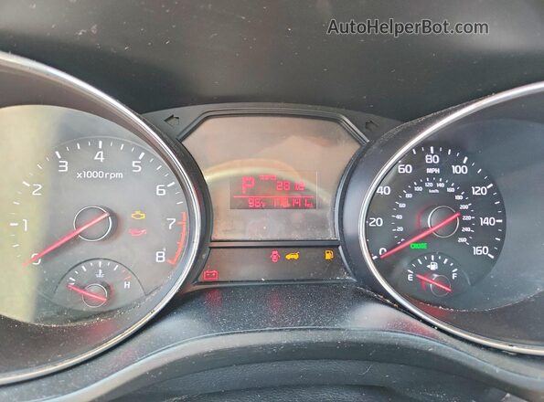 KNDMB5C12G6083709 2016 KIA SEDONA Silver ხელსაწყოთა პანელის ხედი