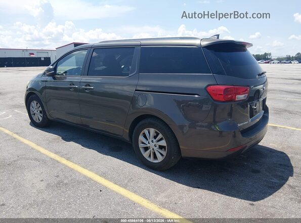 KNDMB5C12G6151460 2016 KIA SEDONA Gray Rear left