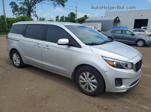 KNDMB5C12G6212905 2016 KIA SEDONA Silver Przód prawy