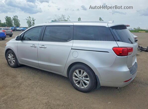 KNDMB5C12G6212905 2016 KIA SEDONA Silver Tył lewy