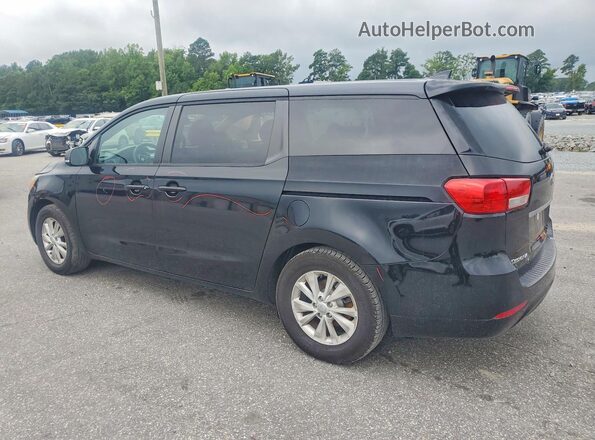 KNDMB5C12H6301892 2017 KIA SEDONA Black Tył lewy