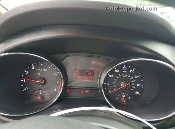 KNDMB5C12H6301892 2017 KIA SEDONA Black Widok zestawu wskaźników